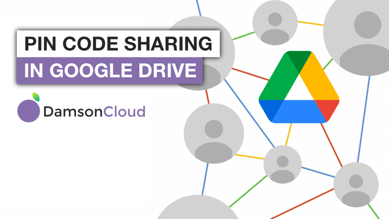 Pin Code Sharing in Google Drive
