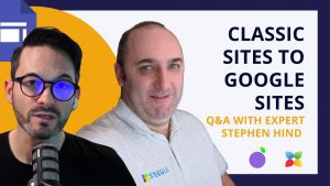 google sites with stephen hind from steegle featured image