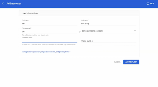 Google Admin Console