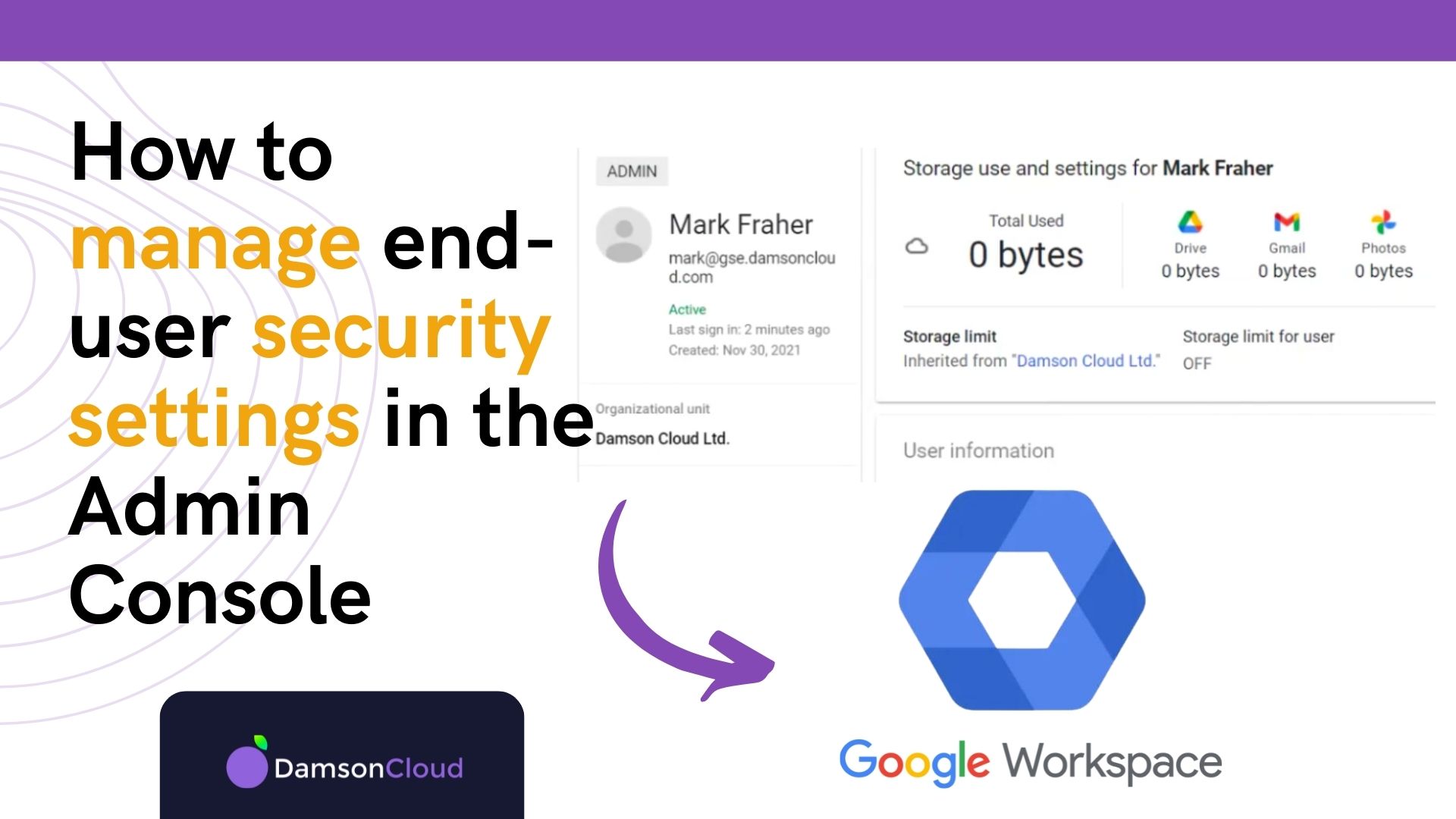 How To Manage End User Security Settings On Google Admin Console