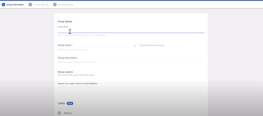 Group Management on Google Admin Console