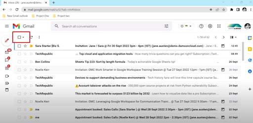 Bulk Archiving Emails On Gmail