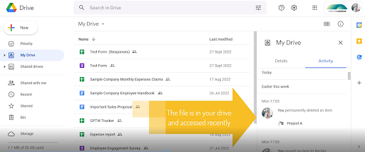 Missing Files On Google Drive